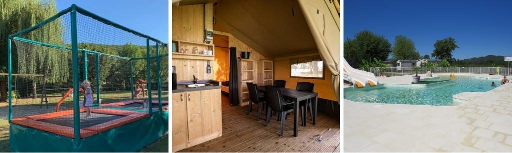 camping la salvinie dordogne vodatent, Dordogne
