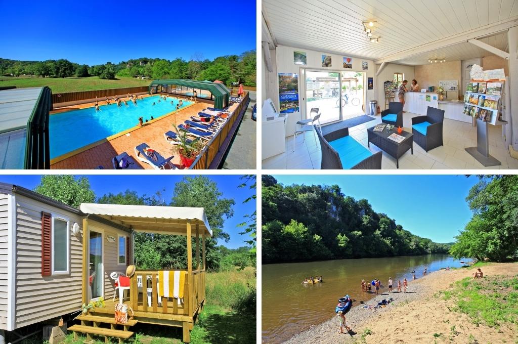 Camping Le Plein Air des Bories dordogne rivier, campings Dordogne aan rivier