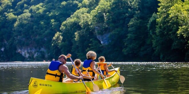 Camping Soleil Plage 22, campings Dordogne aan rivier