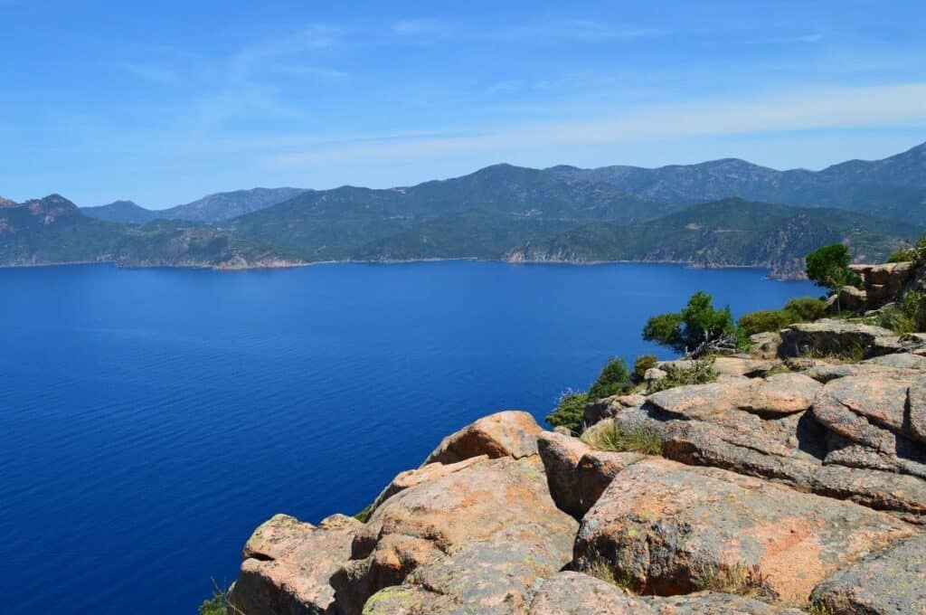 Kust Porto Corsica PvF, vakantie corsica