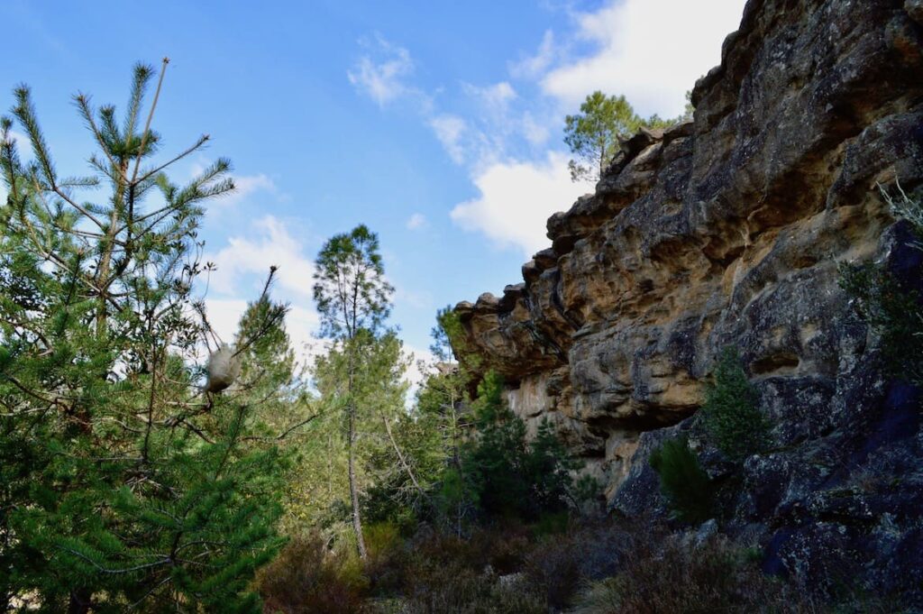 Rotskliffen Vernon PVF, wandelen in de Ardèche