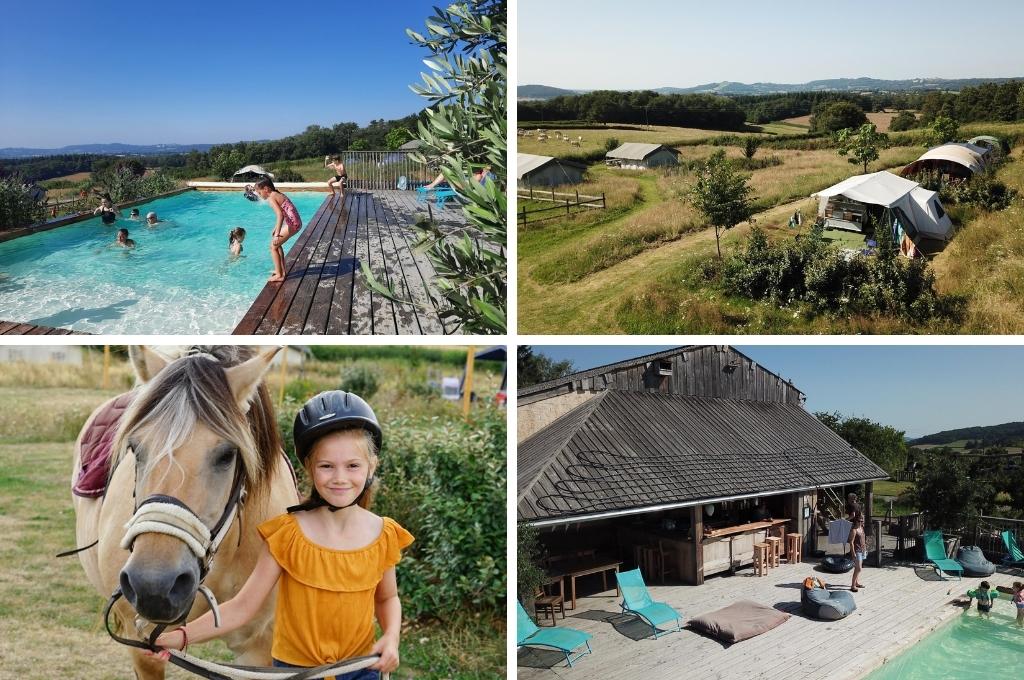 camping le petit montperroux morvan bourgogne kleine camping, glamping & safaritenten in de Morvan