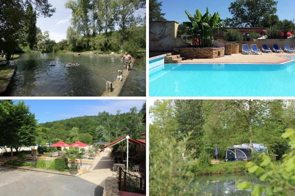 camping les tailladis rivier dordogne, campings Dordogne aan rivier