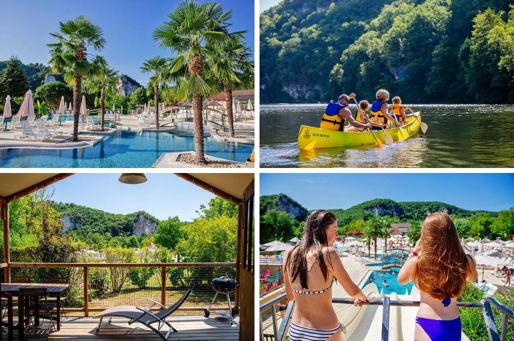 domaine de soleil plage camping dordogne rivier, campings Dordogne aan rivier