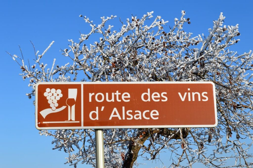 bord Route des vins d'Alsace