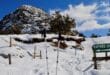 Wandelen in de Ardeche Mont Gerbier de Jonc beklimmen in de winter 1, Olympische Spelen Parijs 2024