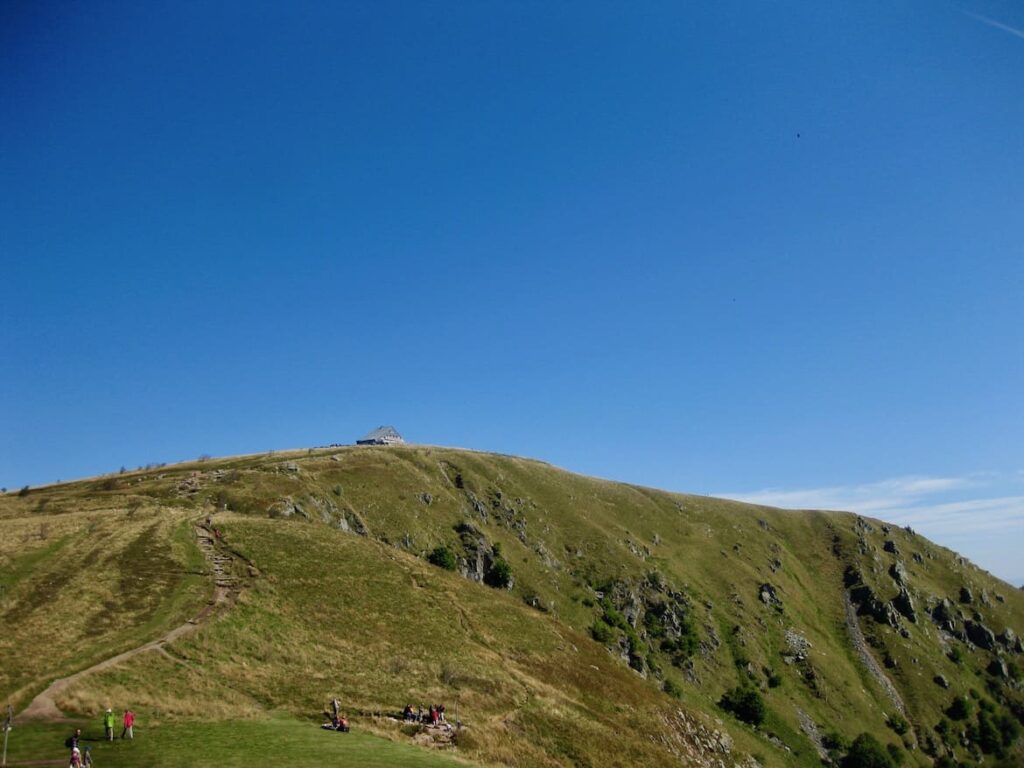 Uitzicht op de bergtop Hohneck