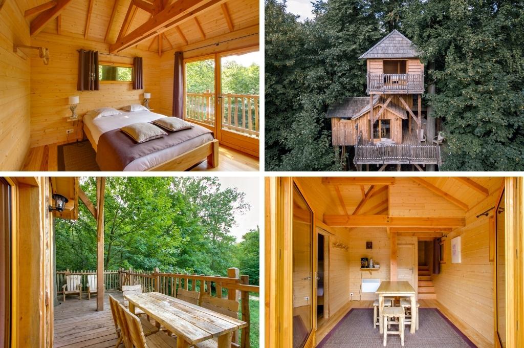 Boomhut Jacuzzi Oise Frankrijk