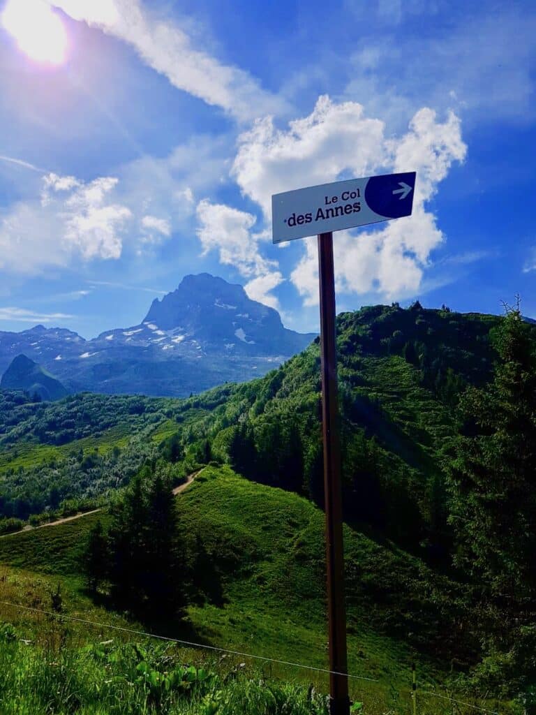 Col des Annes uitzicht PVF, Annecy le Grand Bornand