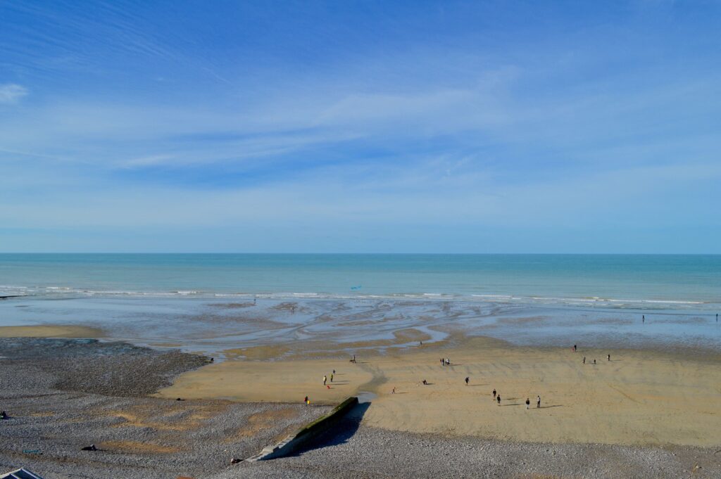 Uitzicht strand Veules les Roses PVF, Veules-les-Roses