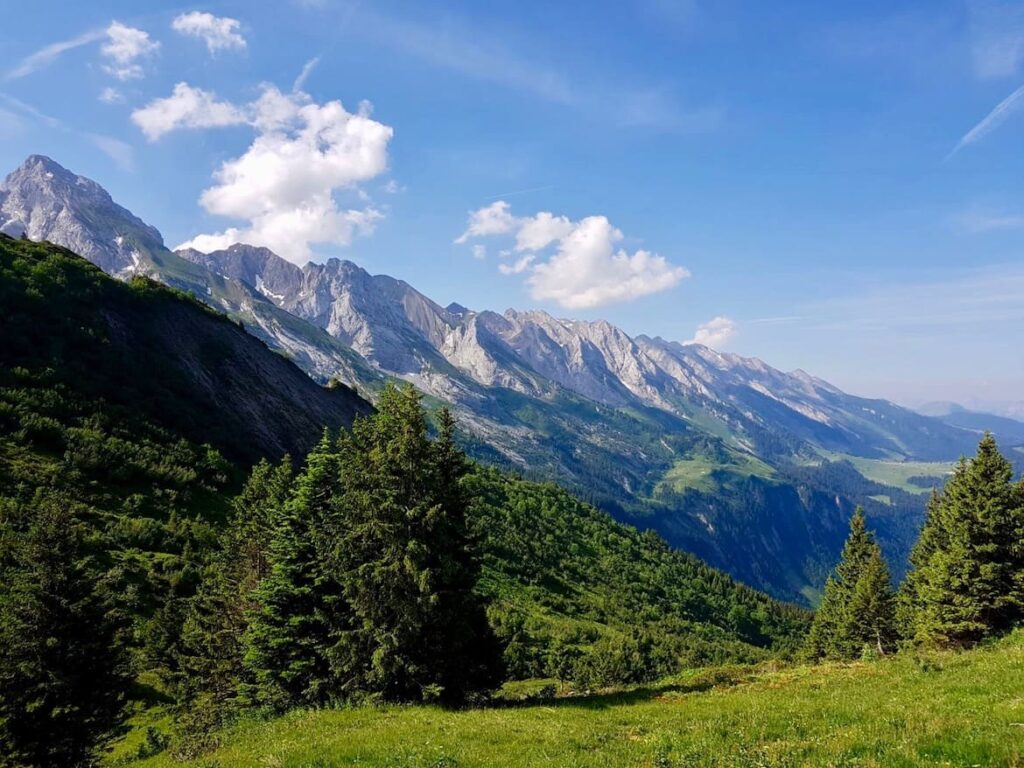 Uitzicht wandeling Col des Annes PVF, Annecy le Grand Bornand