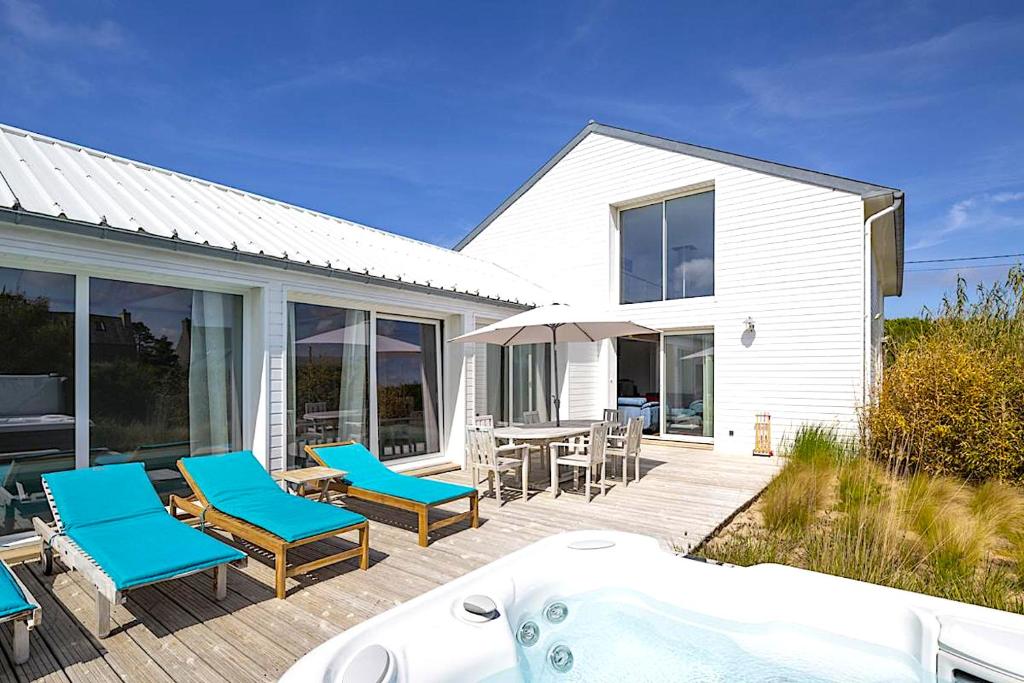 Villa des Dunes des Amiets, stranden in Bretagne