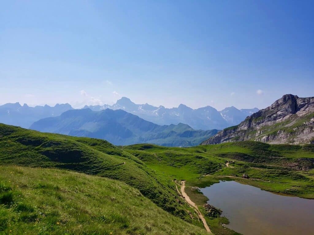 Wandeling col de la colombiere PVF, Annecy le Grand Bornand