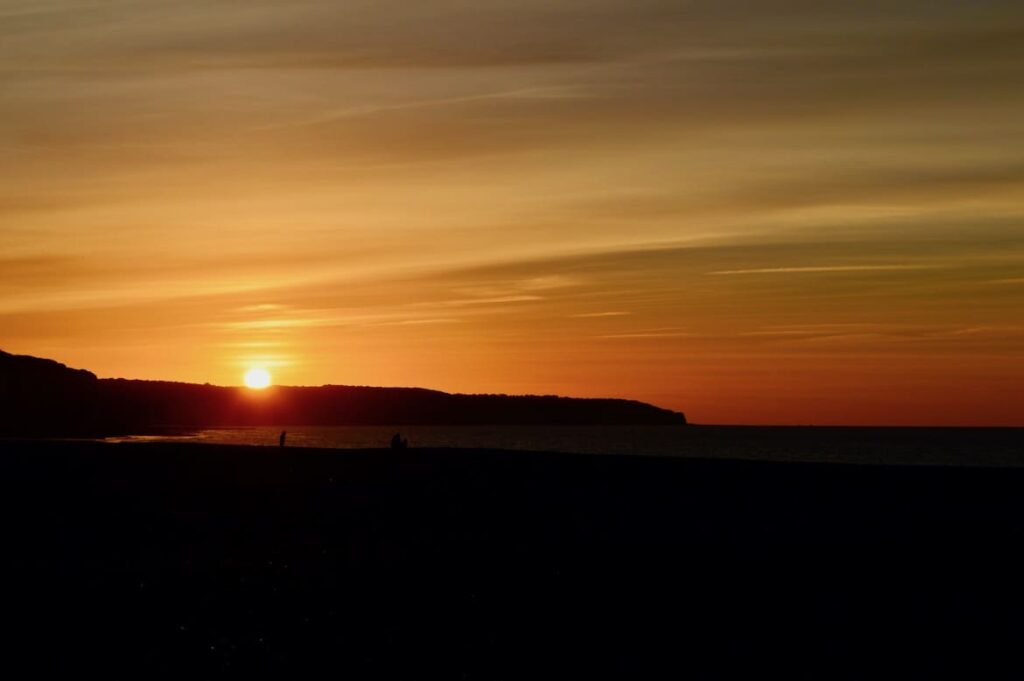 Zonsondergang Dieppe PVF, Veules-les-Roses