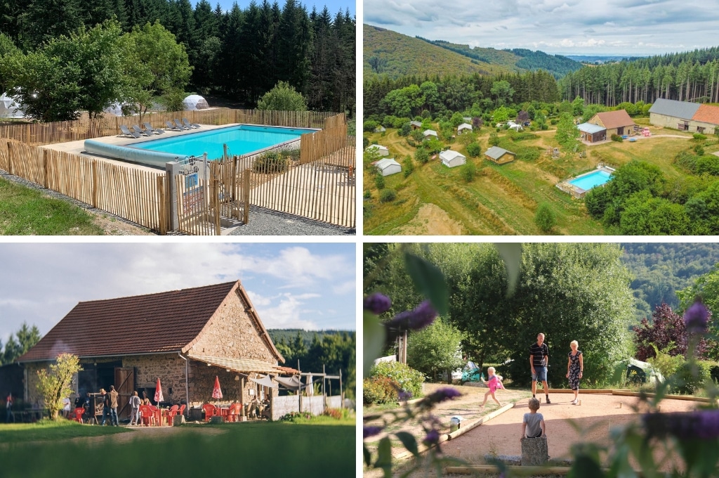 domaine la chabanne allier frankrijk, kleinschalige campings frankrijk