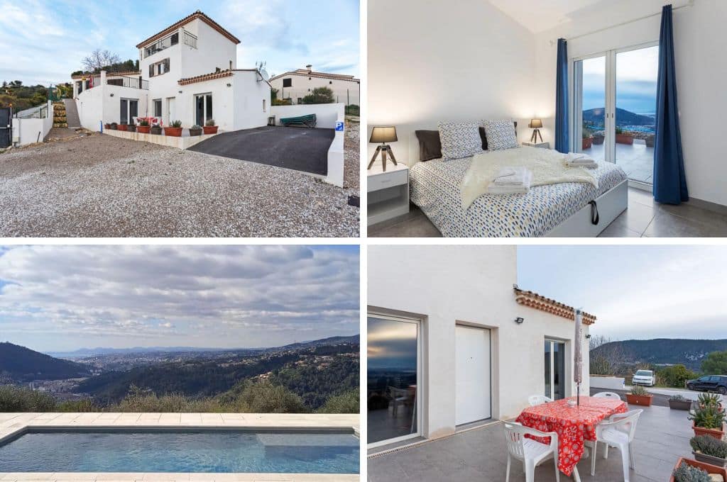 Comfortabel huis met privezembad in Drap, Provence