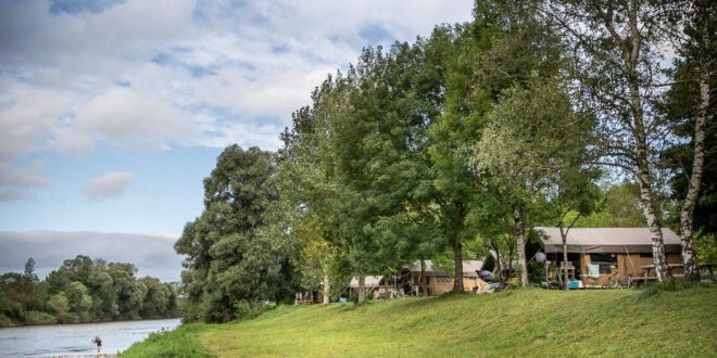 Jura Huttopia La Plage Blanche safaritenten aan het water, glamping & safaritenten Jura