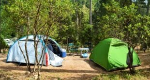 Natuur camping 2 PVF header, Dorpjes Corsica