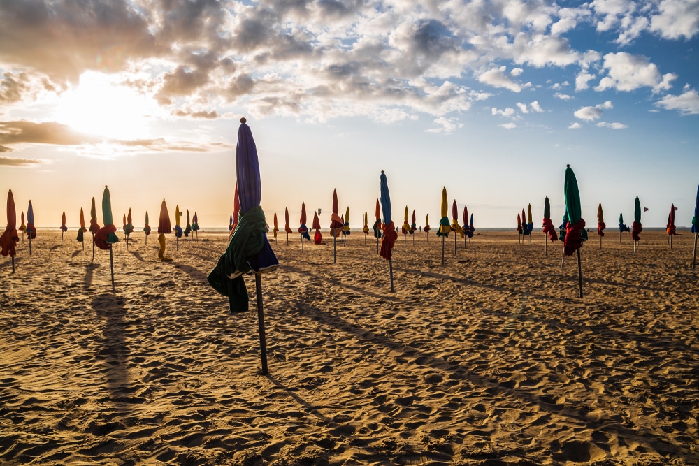 Plage d Deauville stranden Normandie 1500838106, stranden in Normandië