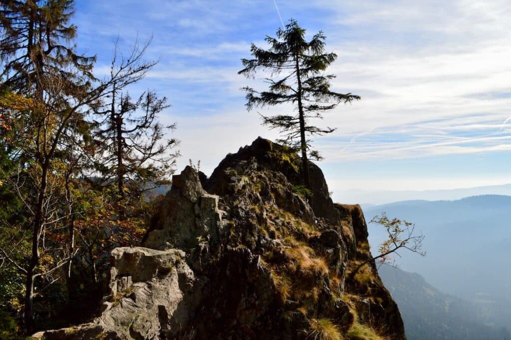 Sentier des Roches Vogezen, wandelen in de Vogezen