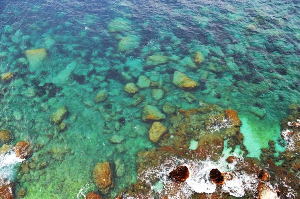 Bonifacio zee PVF, Stranden Corsica
