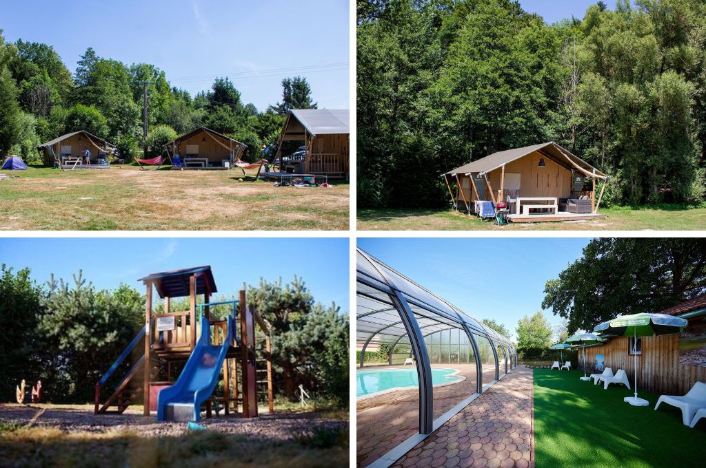 Camping Au Clos de la Chaume, glamping & safaritenten in de elzas