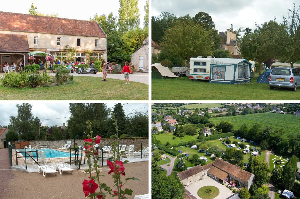 Camping Chateau de Martragny, mooiste kasteelcampings in Frankrijk