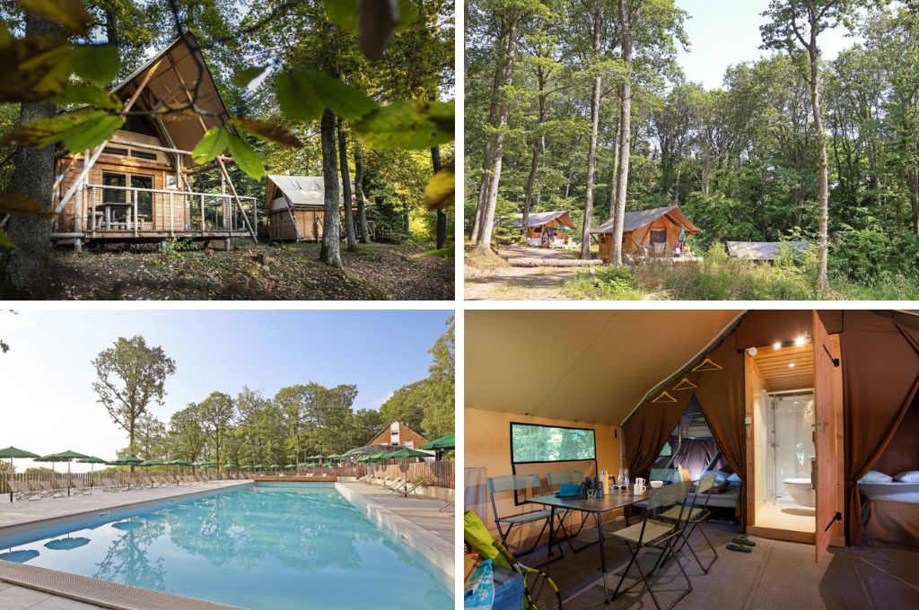 Huttopia Wattwiller, glamping & safaritenten in de elzas