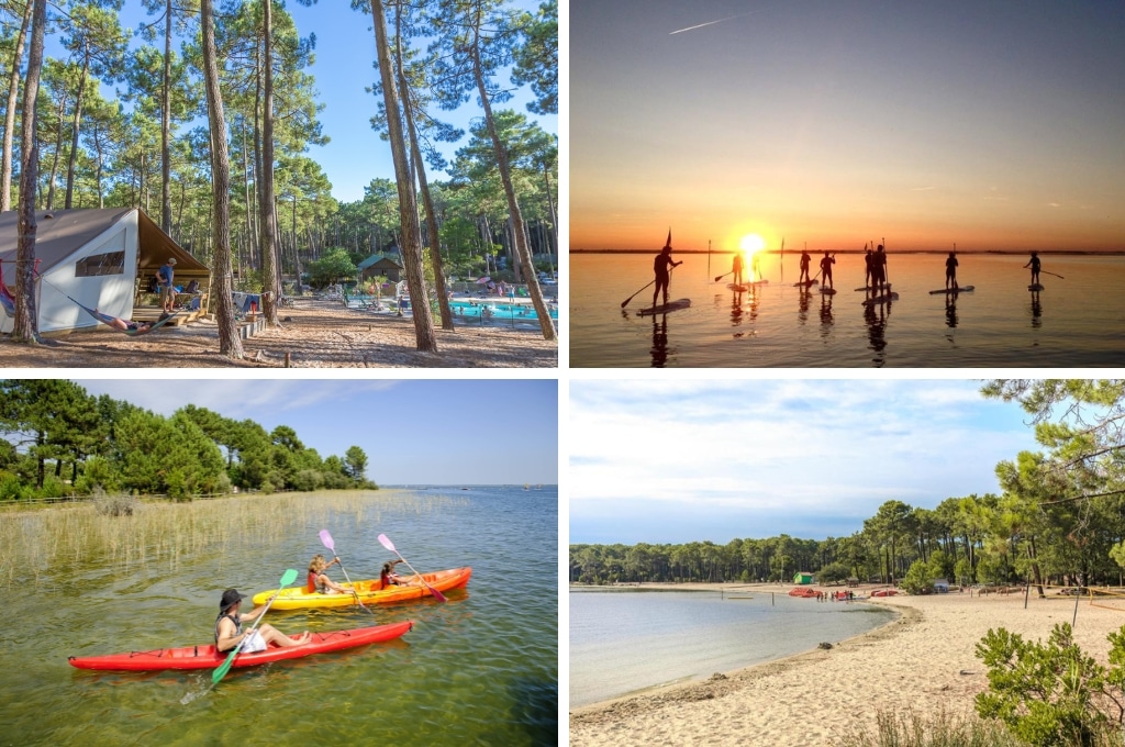 Camping La Dune Bleue gironde, camping Gironde