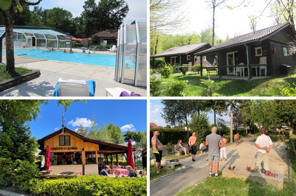 Camping Relais du Leman collage, campings aan het Meer van Genève