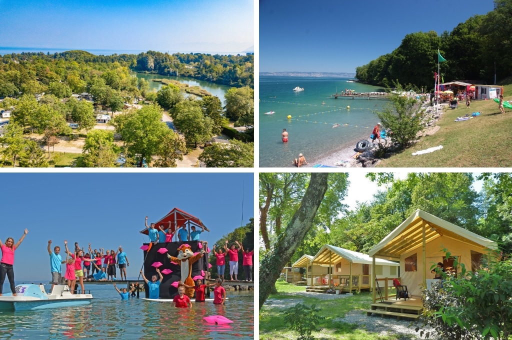 Camping Saint Disdille meer van geneve, kindercamping frankrijk