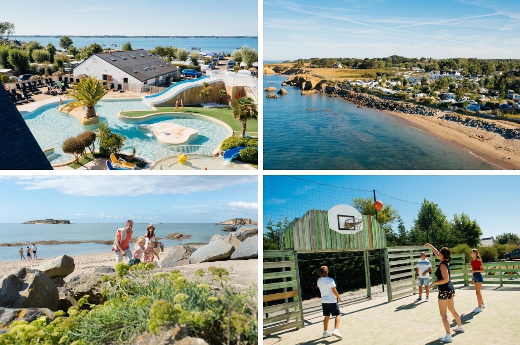 camping les iles bretagne, campings Bretagne aan zee