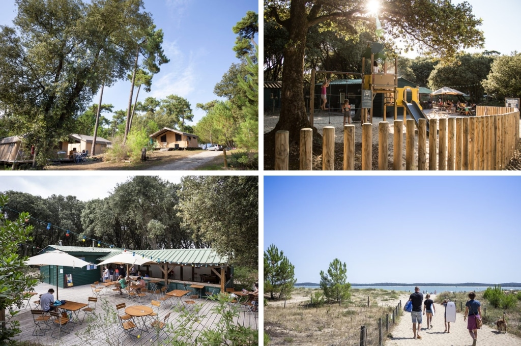 campings aan zee huttopia oleron manureyboz, kindercampings in Frankrijk aan zee