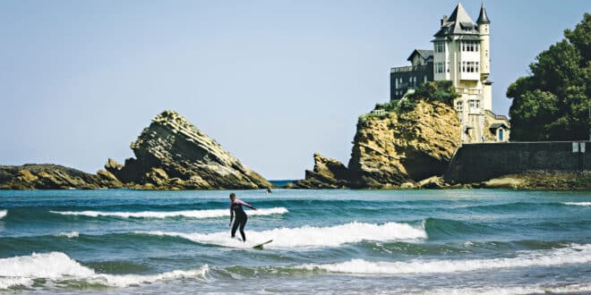 Biarritz surfen shutterstock 1103675381, Zuidwest-Frankrijk