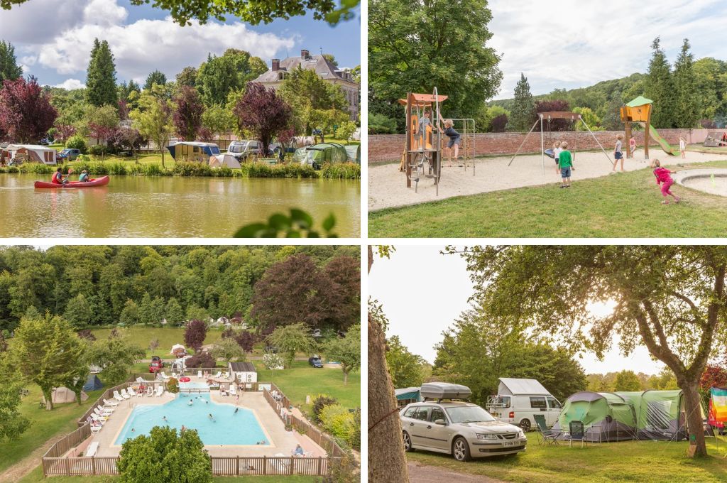 Camping Castel Le Brevedent, mooiste campings in de Calvados