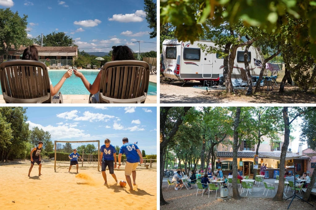 Camping Les Chenes Blancs vauclsue, Vaucluse