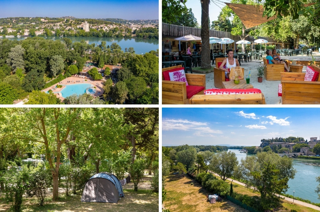 Camping du Pont dAvignon vaucluse, campings Vaucluse