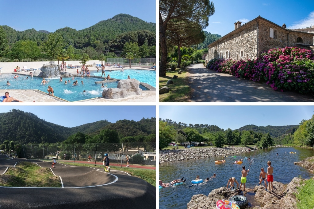 camping mas de la cam gard, campings in de Gard