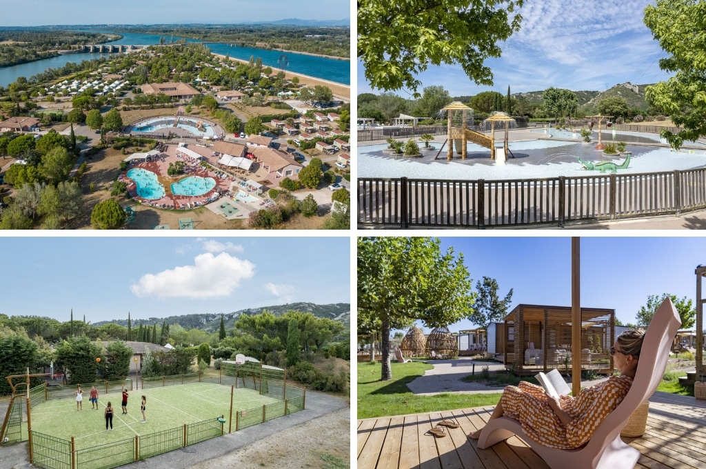 camping sandaya ile des papes gard, campings in de Gard