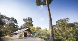Camping Huttopia Foret de Janas 1, Kamperen bij Nederlanders in Zuid-Frankrijk