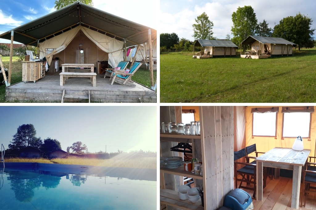 safaritent Soignours 1 morvan, glamping & safaritenten in de Morvan