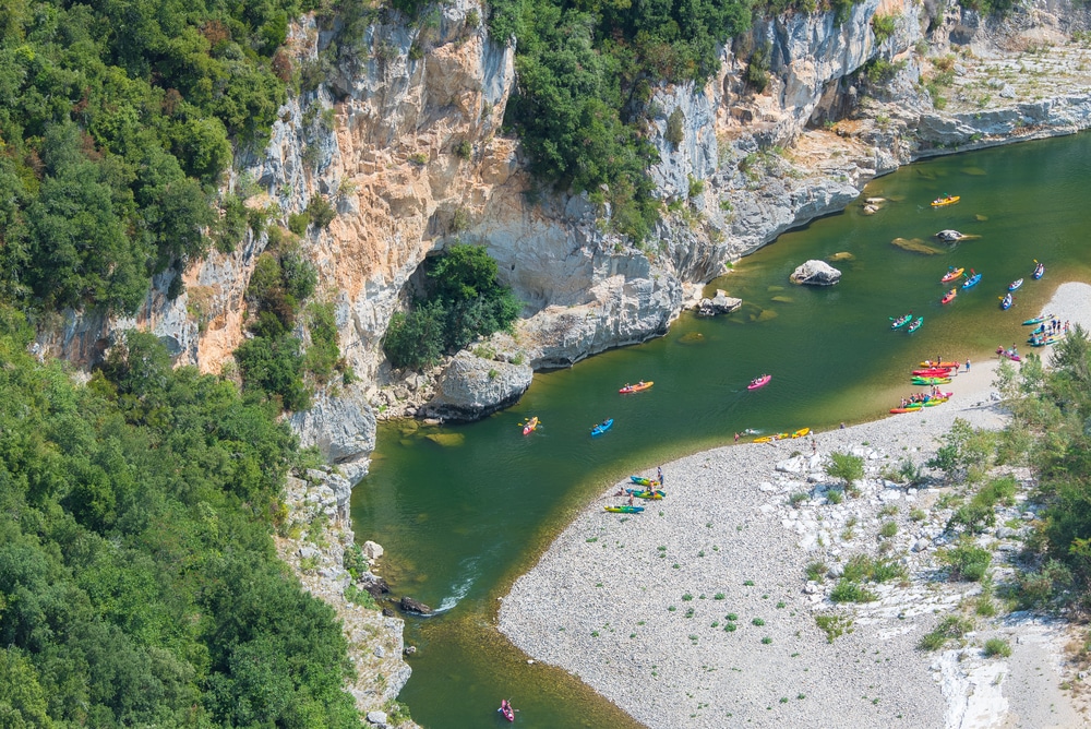 Ardeche Kano, Bezienswaardigheden in de Ardèche