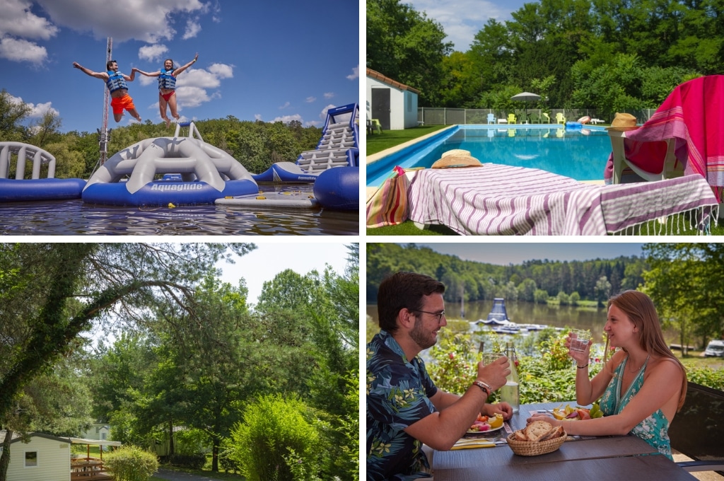 Camping Coucou dordogne, kleine camping aan meer frankrijk