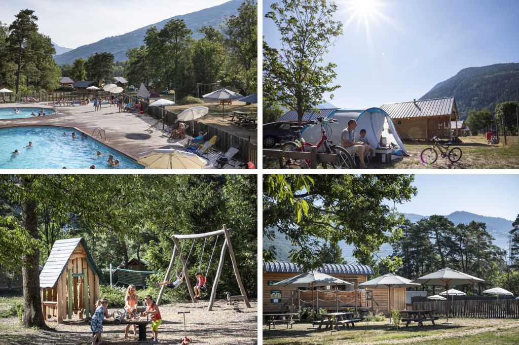 Camping Huttopia Bourg St Maurice, campings in de Rhône-Alpes