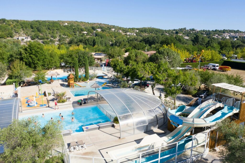 Camping Les Coudoulets, zwemmen in de Ardèche