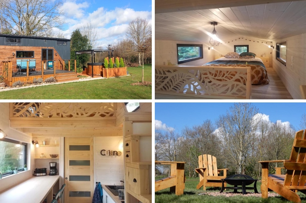 Tiny House Saint Christophe Sur Conde Noord Frankrijk, Zininfrankrijk.nl