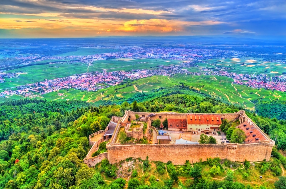 Chateau du Hohlandsbourg Colmar Elzas shutterstock 1189686226, kastelen Elzas