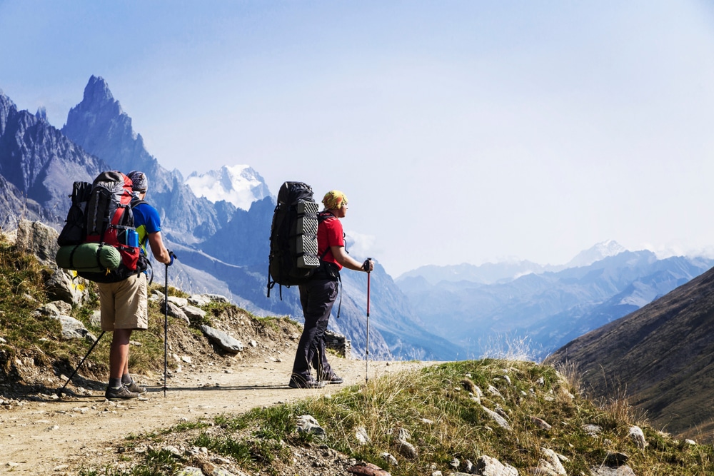 Tour du Mont Blanc wandelen Franse Alpen shutterstock 1101884837, wandelen in de Franse Alpen