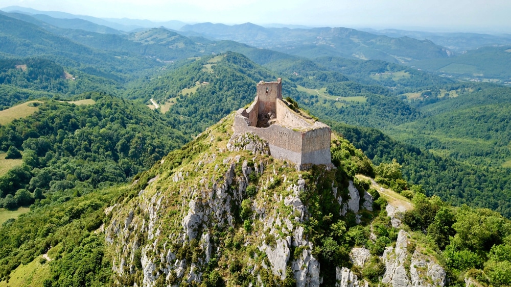 Katharenkasteel Montsegur, bezienswaardigheden Frankrijk