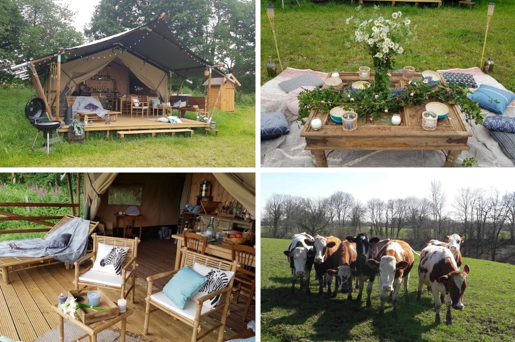 Vodatent Glamping Des 2 Marguerites Normandie, Zininfrankrijk.nl